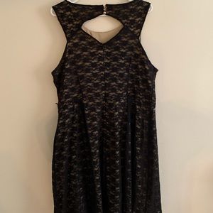 Black lace dress
